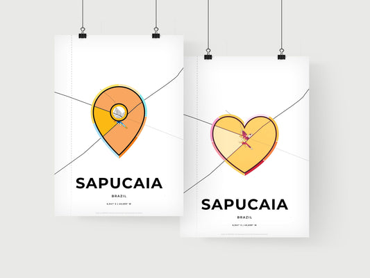 Sapucaia Brazil art print for couples