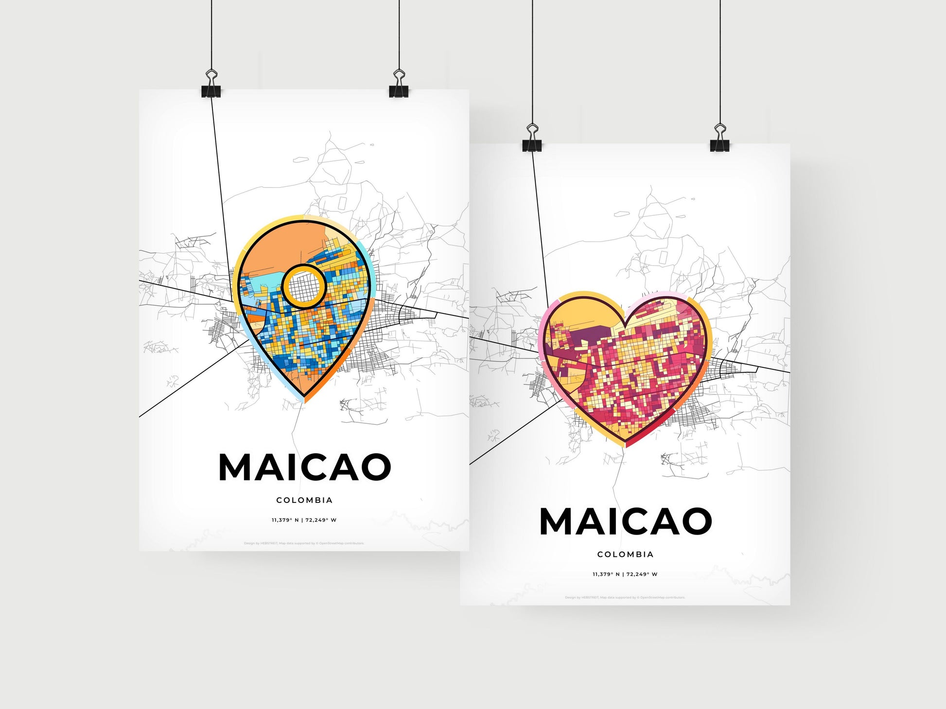 Maicao Colombia art print for couples
