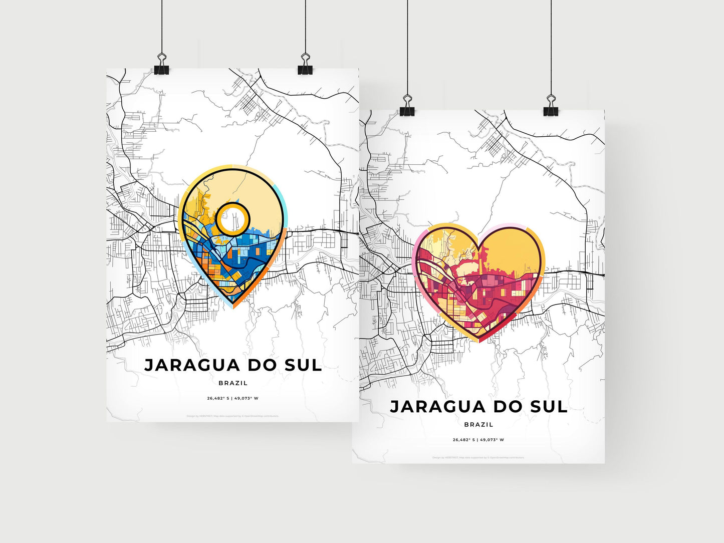 Jaragua Do Sul Brazil art print for couples