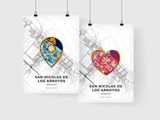 San Nicolas De Los Arroyos Argentina art print for couples