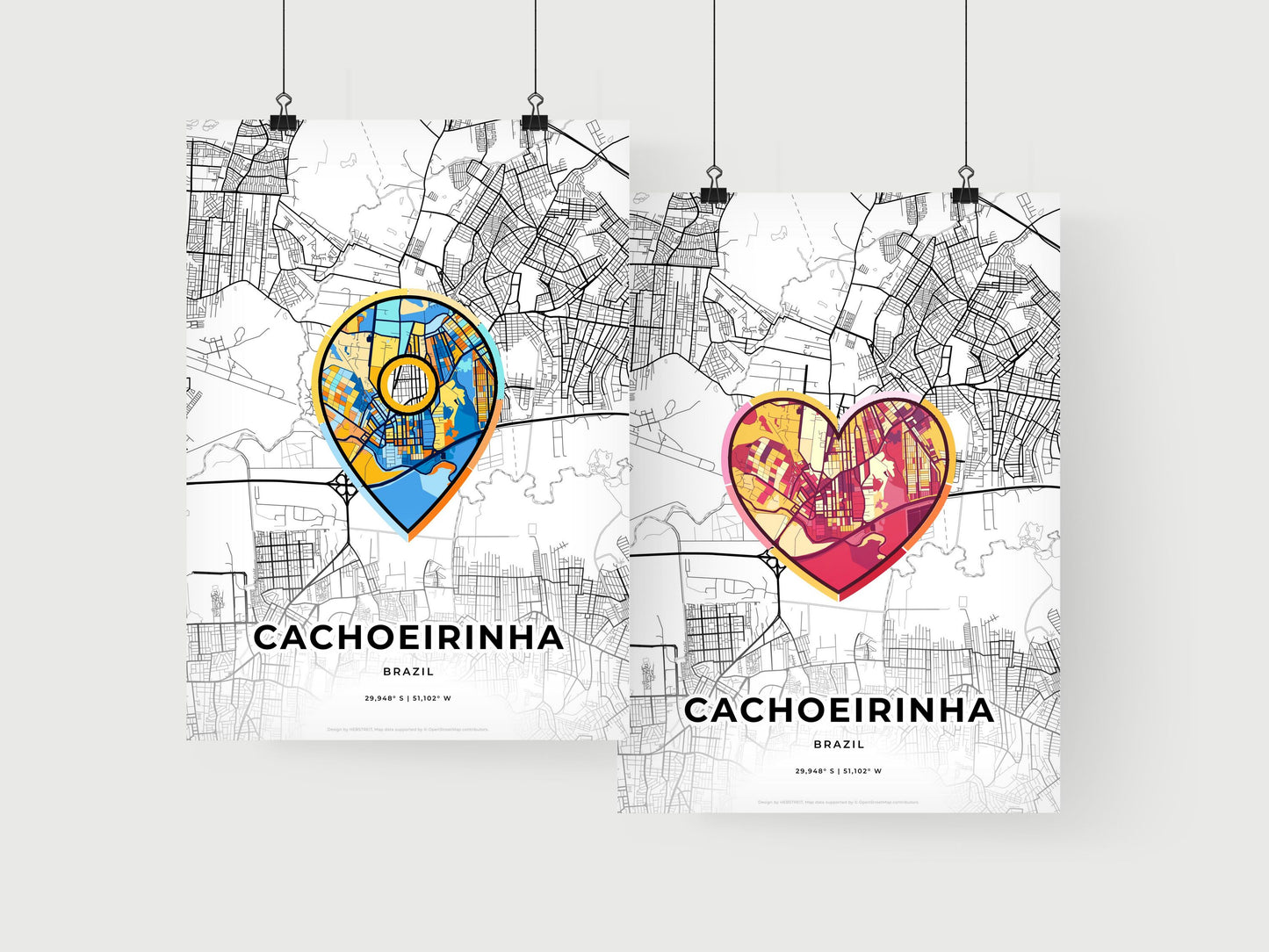 Cachoeirinha Brazil art print for couples