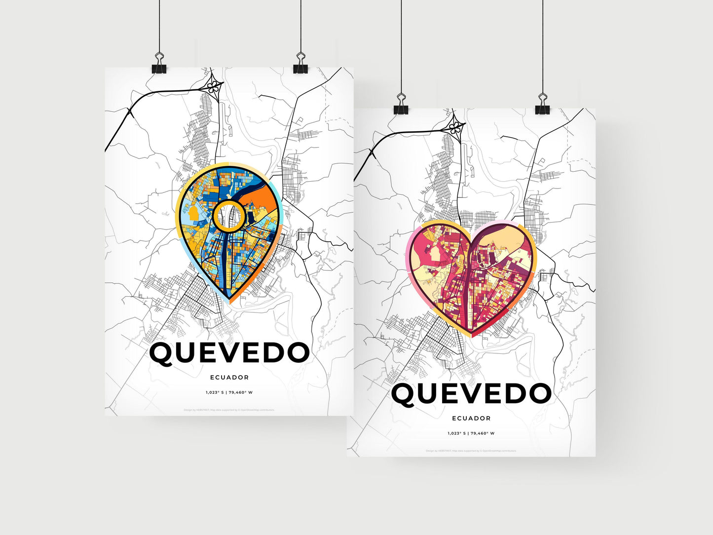 Quevedo Ecuador art print for couples