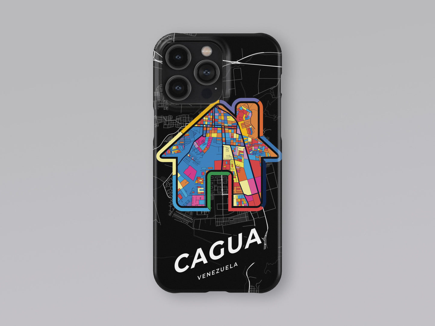 Cagua Venezuela slim phone case with colorful icon. Birthday, wedding or housewarming gift. Couple match cases. 3