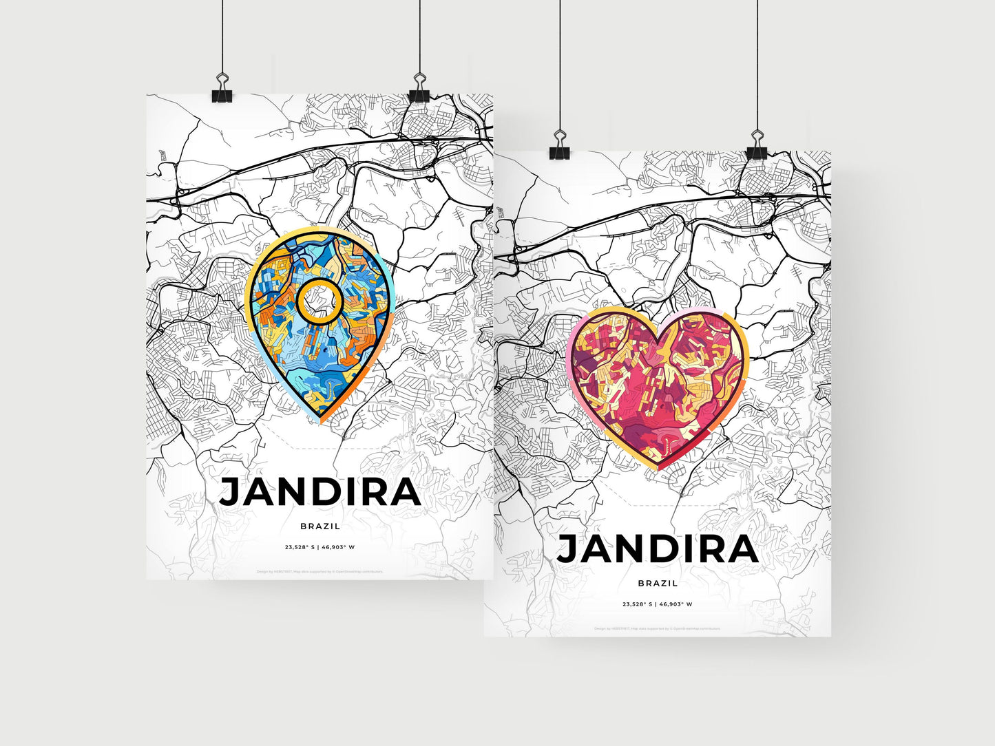 Jandira Brazil art print for couples