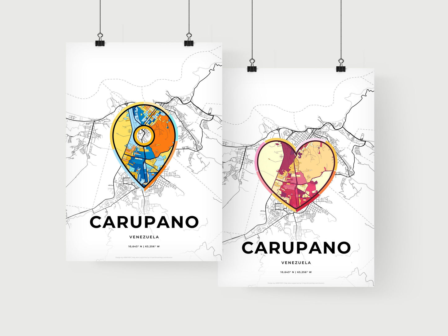 Carupano Venezuela art print for couples