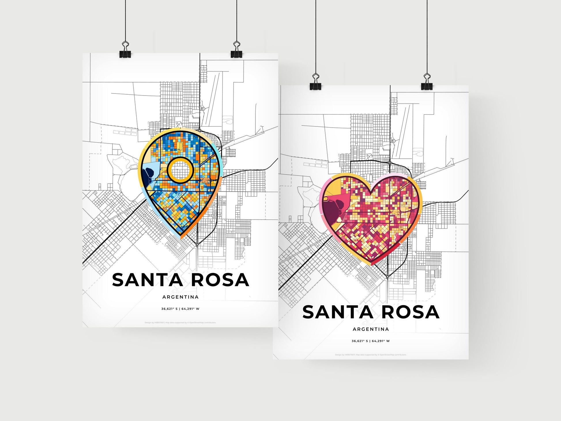 Santa Rosa Argentina art print for couples