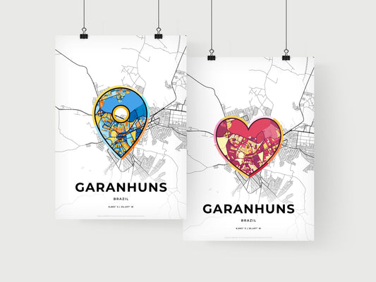 Garanhuns Brazil art print for couples