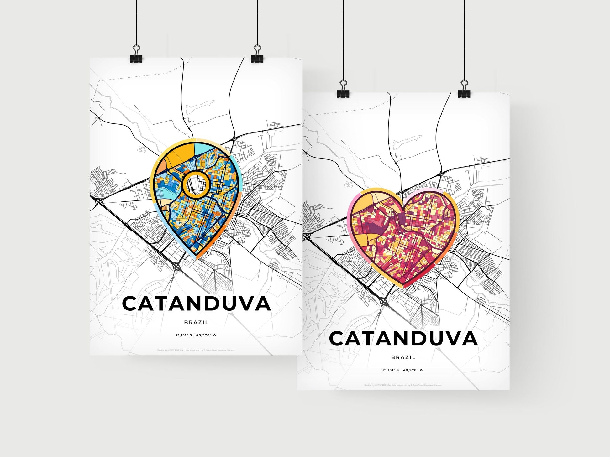 Catanduva Brazil art print for couples