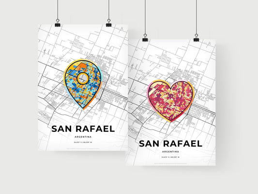San Rafael Argentina art print for couples