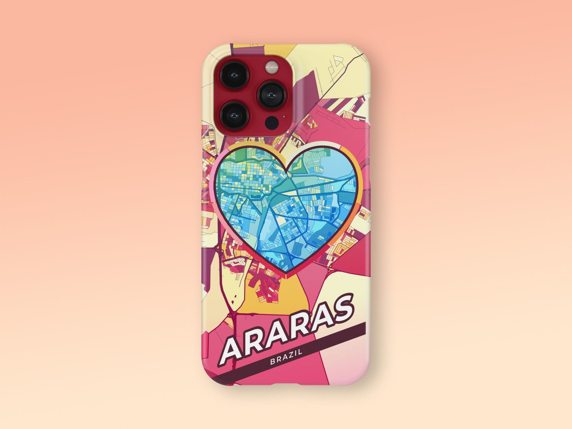 Araras Brazil slim phone case with colorful icon. Birthday, wedding or housewarming gift. Couple match cases. 2
