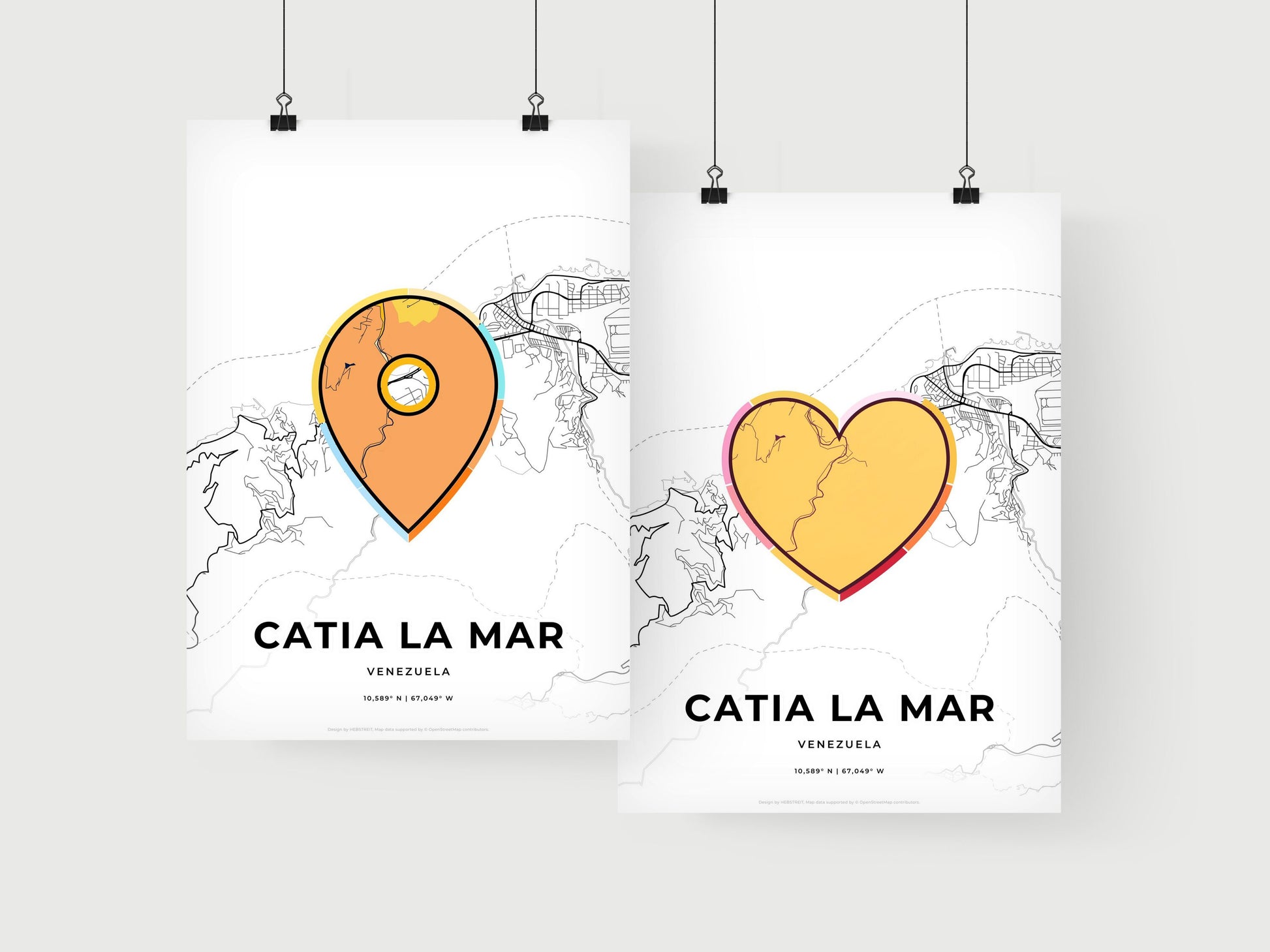 Catia La Mar Venezuela art print for couples