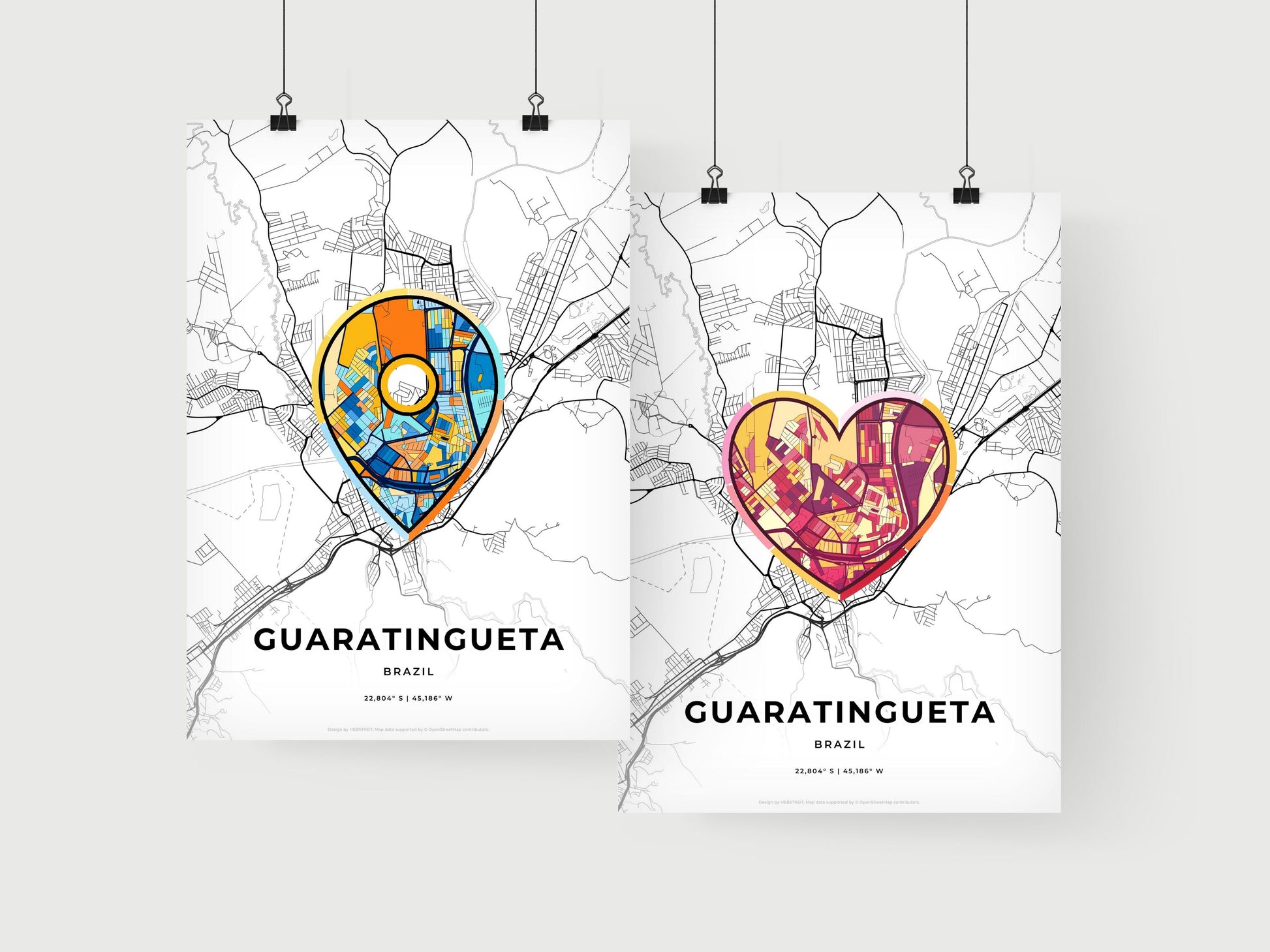 Guaratingueta Brazil art print for couples