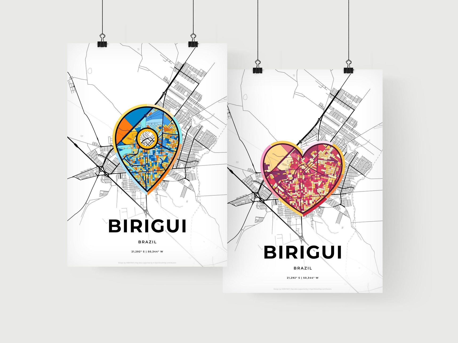 Birigui Brazil art print for couples