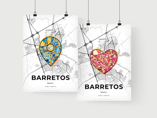 Barretos Brazil art print for couples