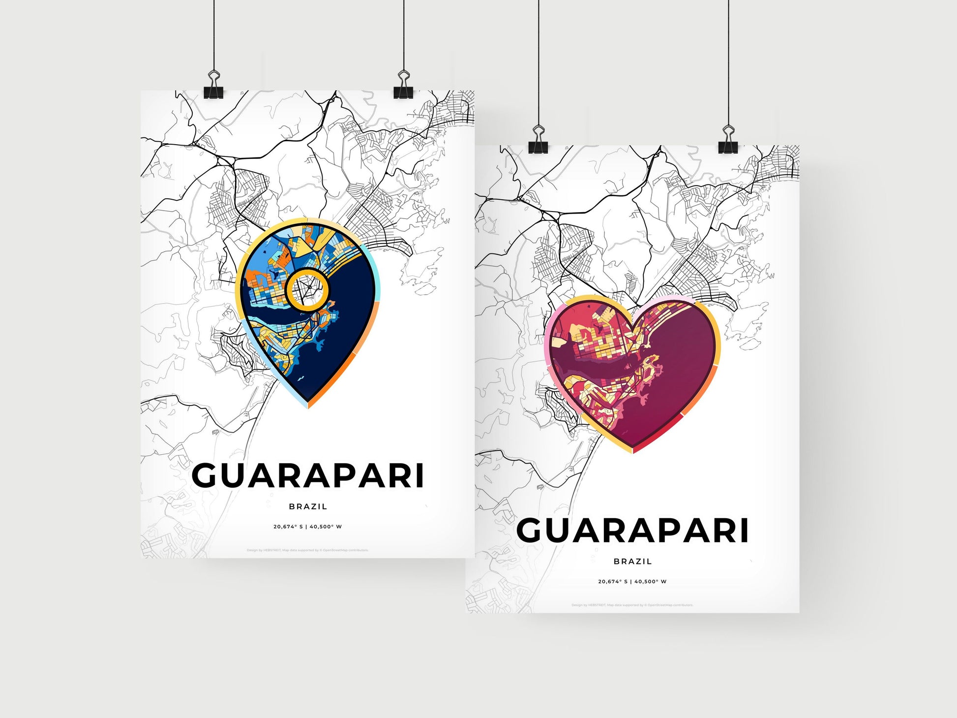 Guarapari Brazil art print for couples