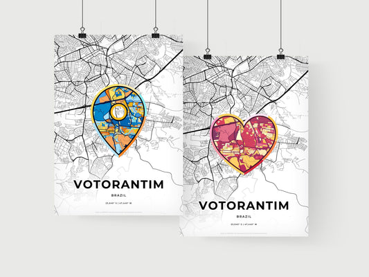 Votorantim Brazil art print for couples