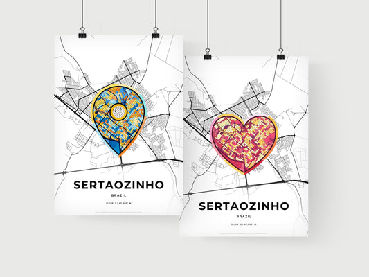 Sertaozinho Brazil art print for couples
