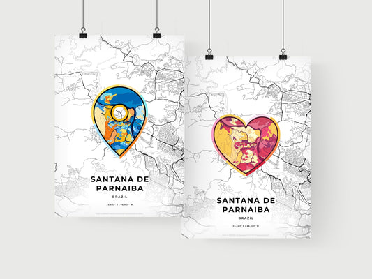 Santana De Parnaiba Brazil art print for couples