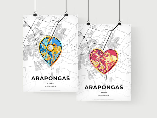 Arapongas Brazil art print for couples