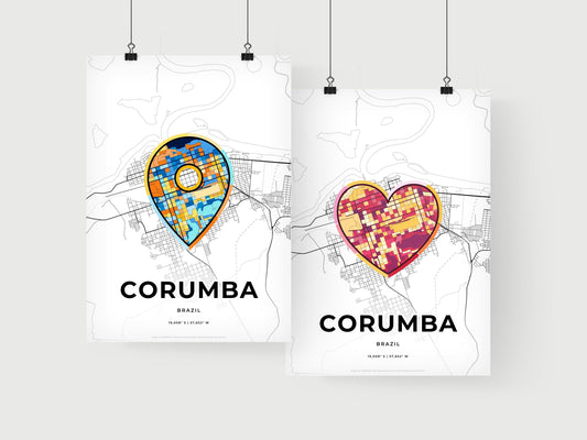 Corumba Brazil art print for couples