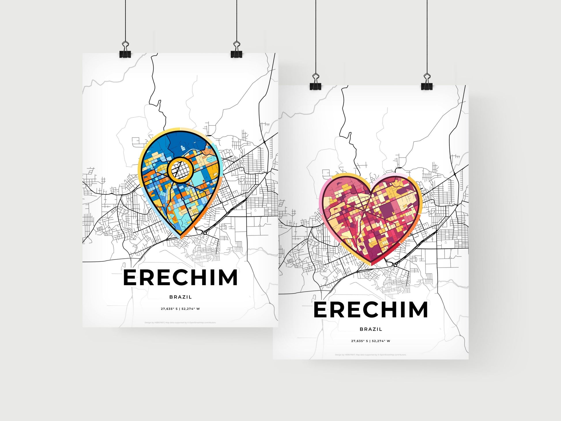 Erechim Brazil art print for couples