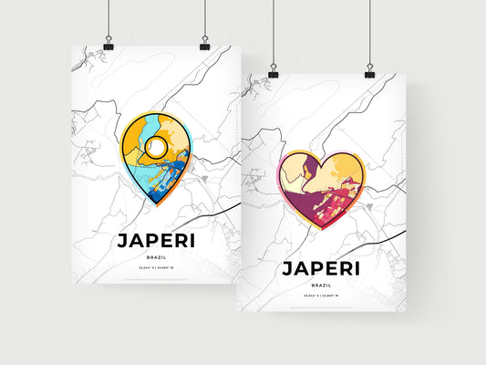Japeri Brazil art print for couples