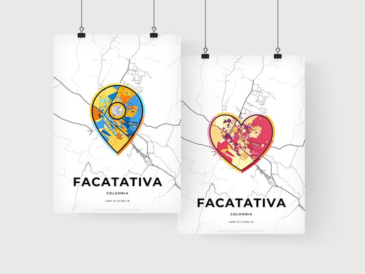 Facatativa Colombia art print for couples