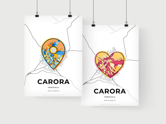 Carora Venezuela art print for couples