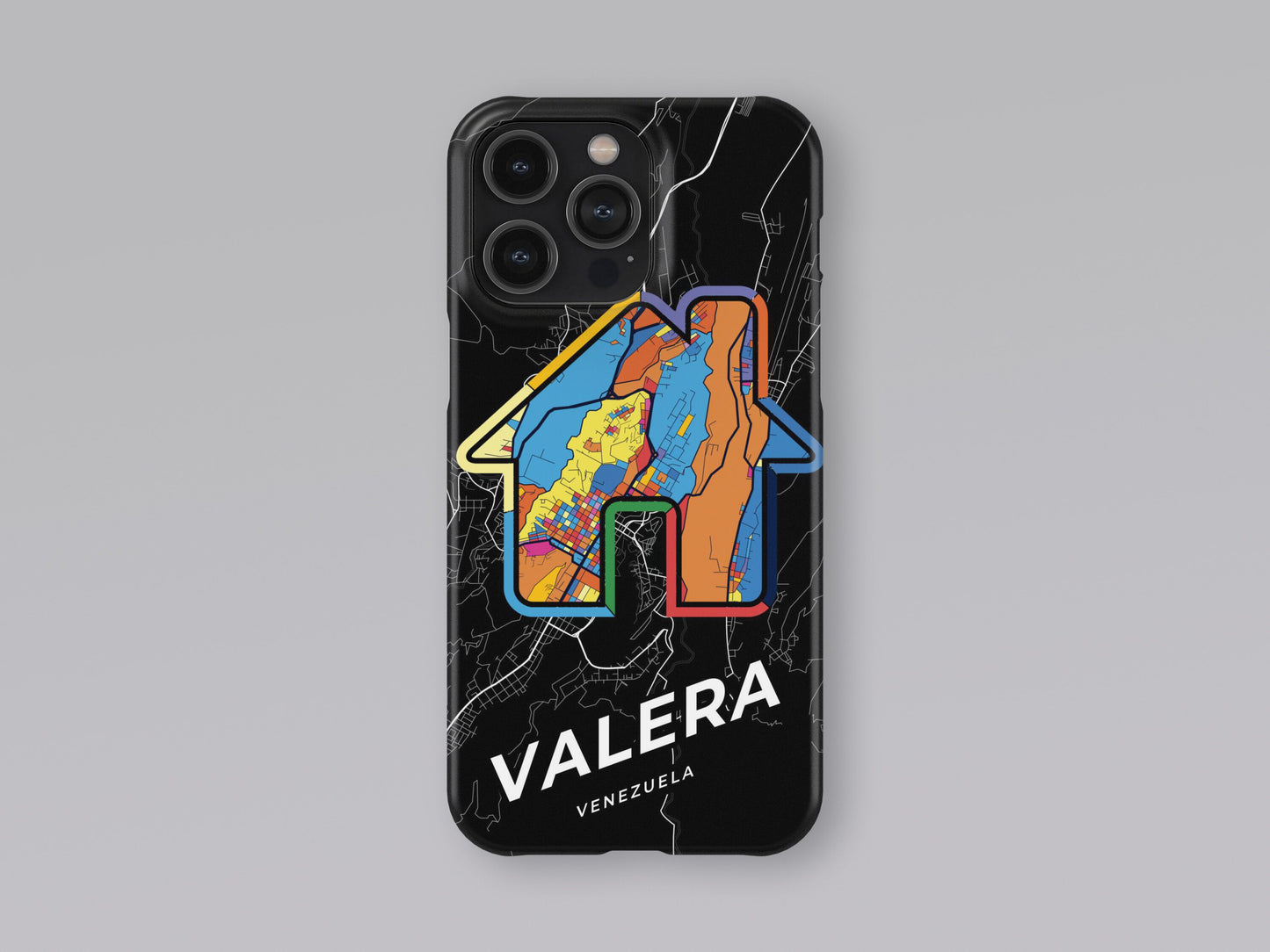 Valera Venezuela slim phone case with colorful icon. Birthday, wedding or housewarming gift. Couple match cases. 3