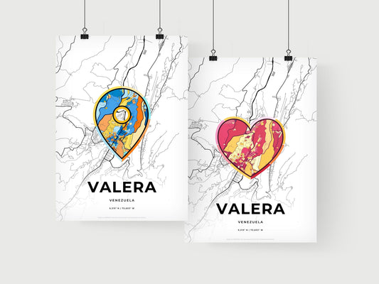 Valera Venezuela art print for couples