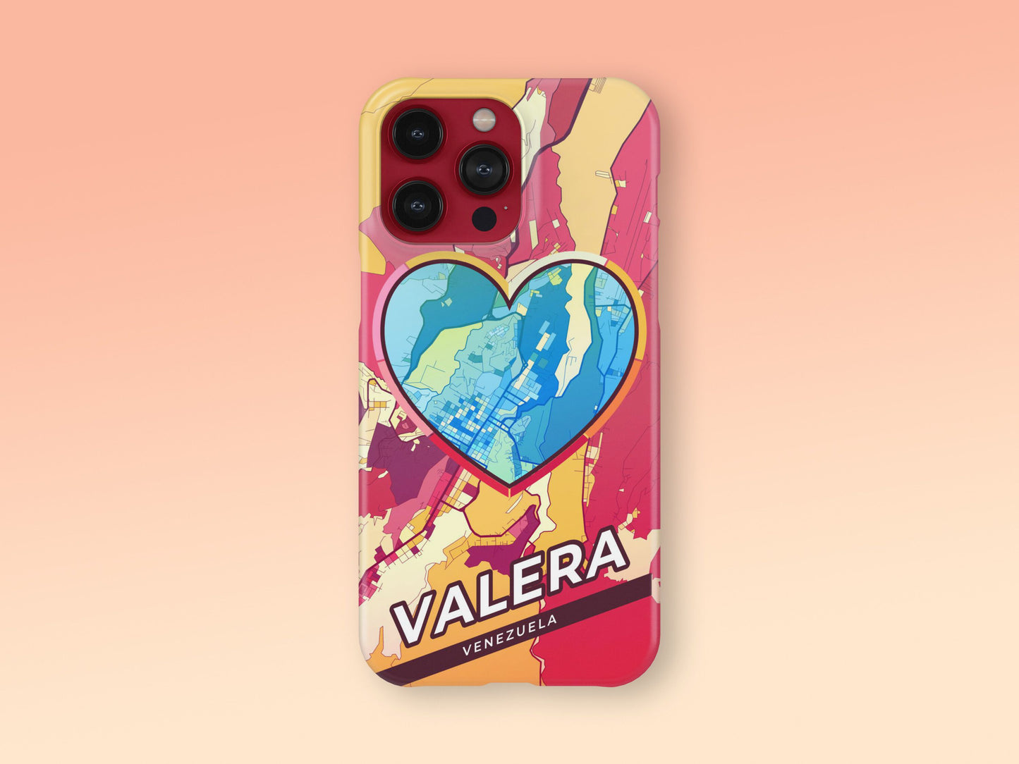 Valera Venezuela slim phone case with colorful icon. Birthday, wedding or housewarming gift. Couple match cases. 2