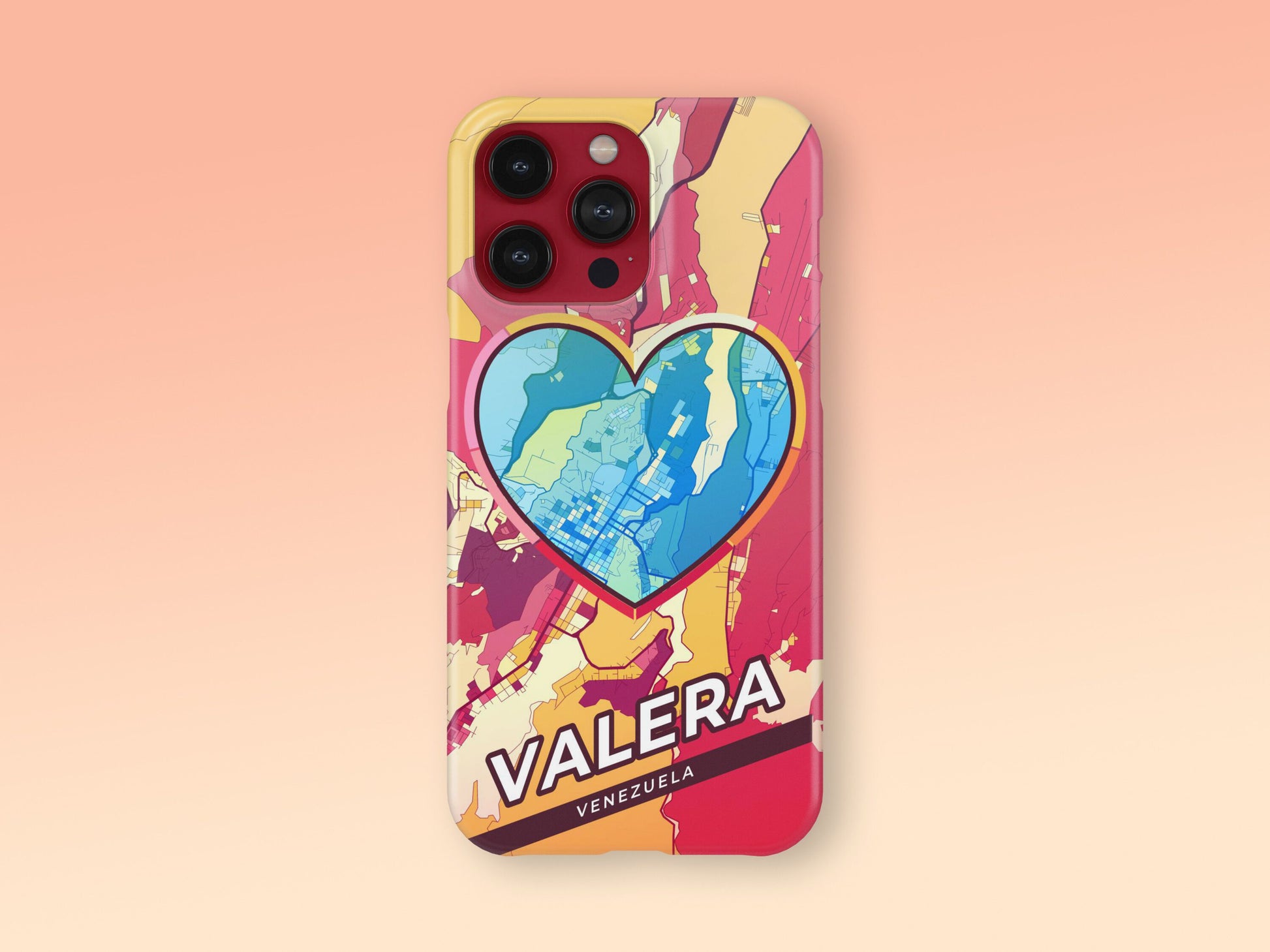 Valera Venezuela slim phone case with colorful icon. Birthday, wedding or housewarming gift. Couple match cases. 2
