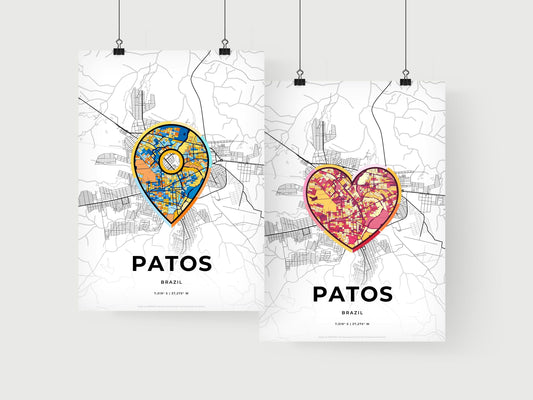 Patos Brazil art print for couples