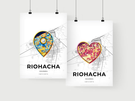 Riohacha Colombia art print for couples