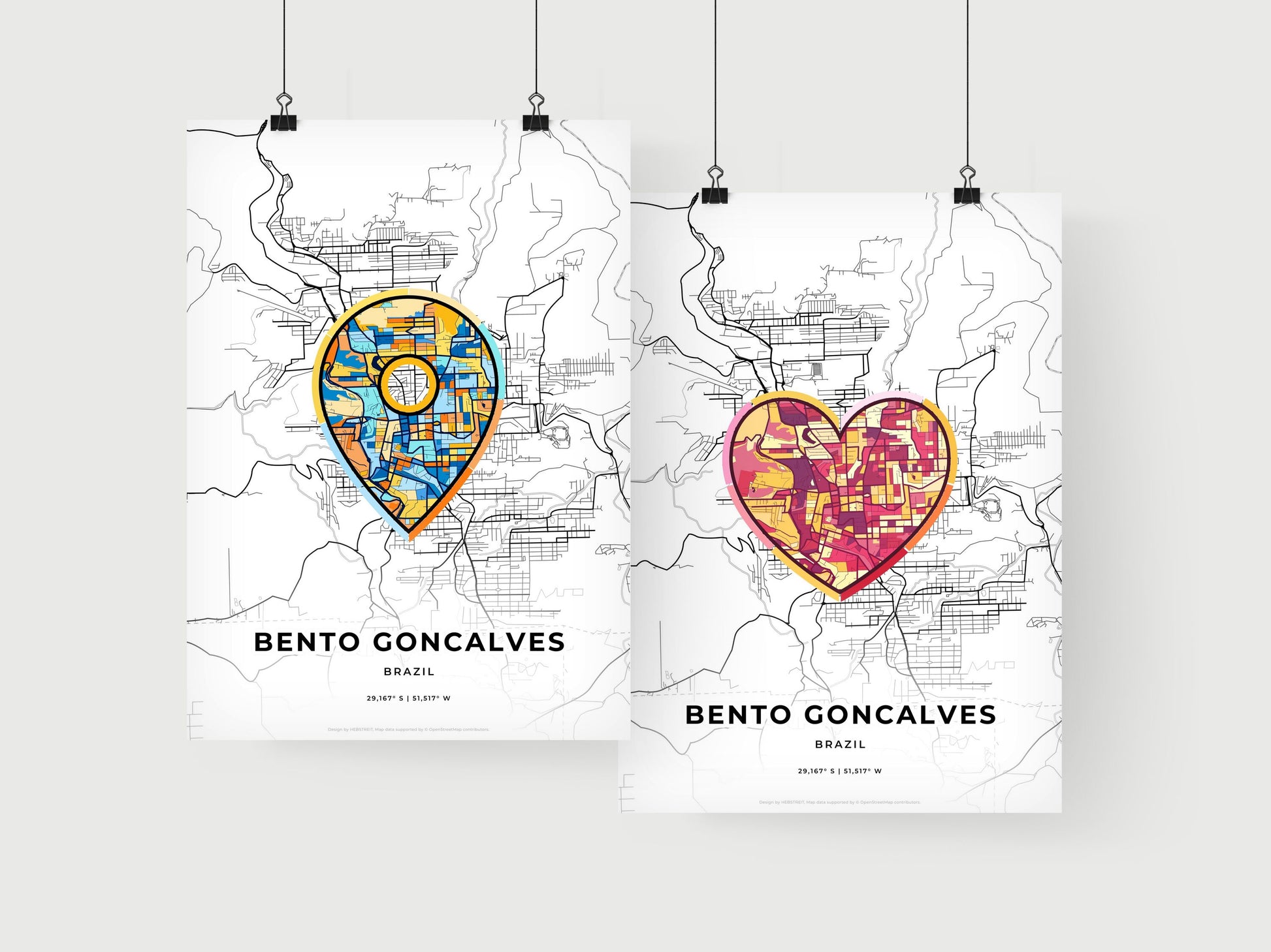 Bento Goncalves Brazil art print for couples
