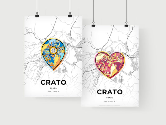 Crato Brazil art print for couples