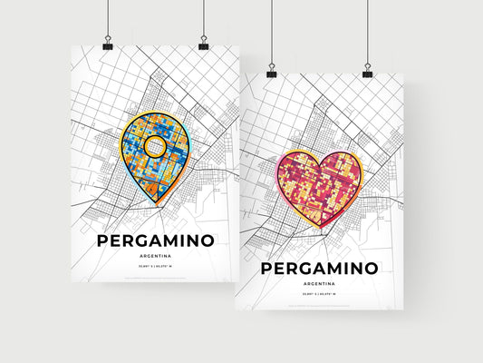 Pergamino Argentina art print for couples