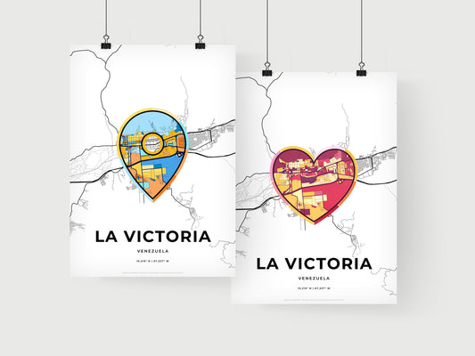 La Victoria Venezuela art print for couples