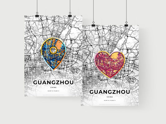 Guangzhou China art print for couples