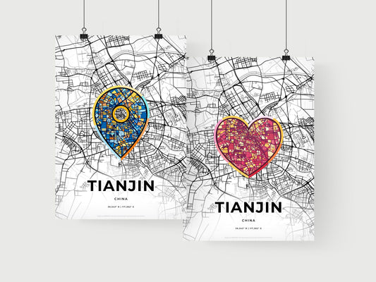 Tianjin China art print for couples