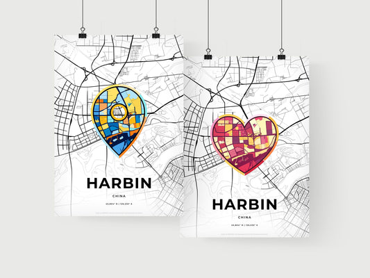 Harbin China art print for couples