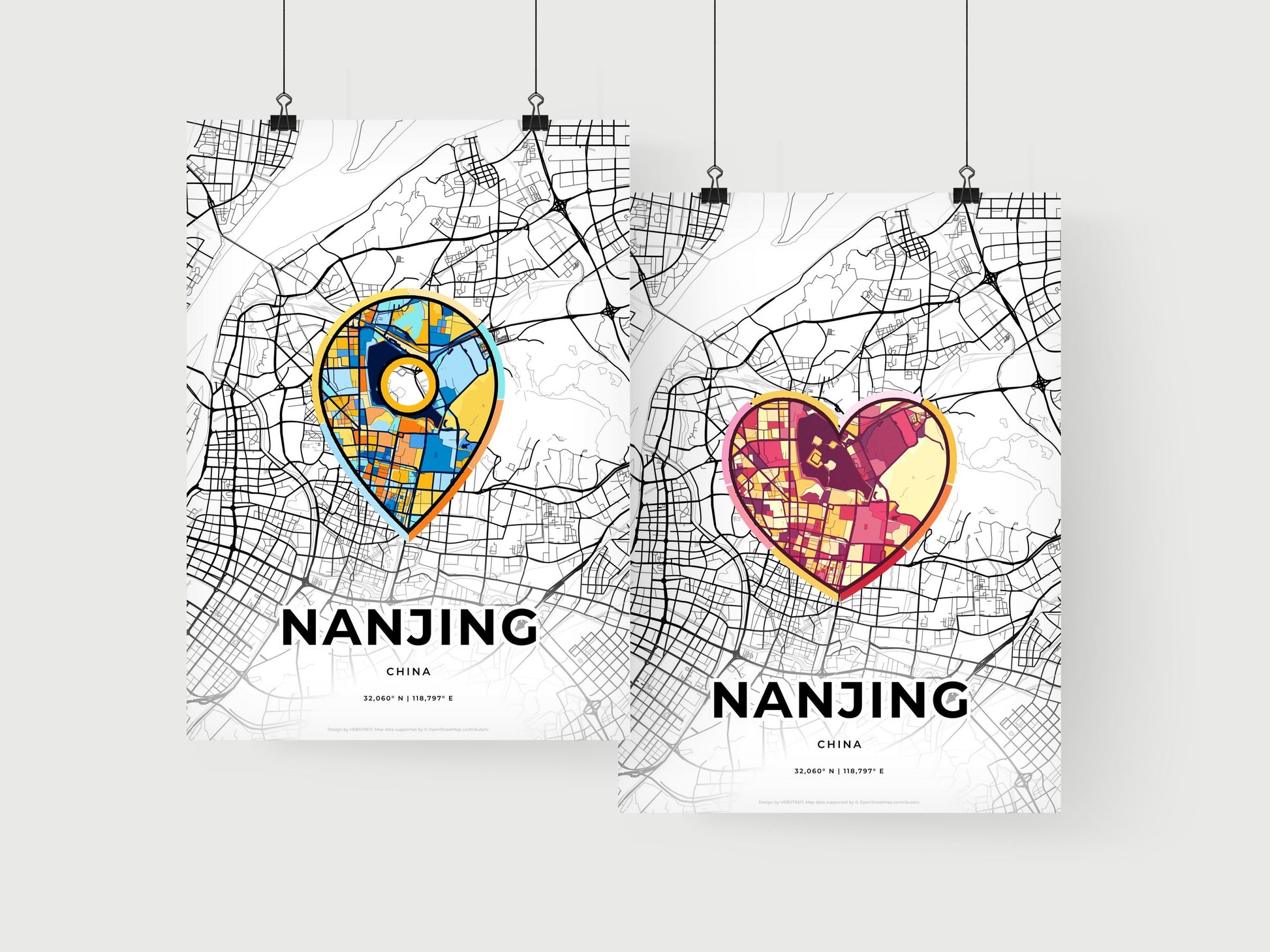 Nanjing China art print for couples