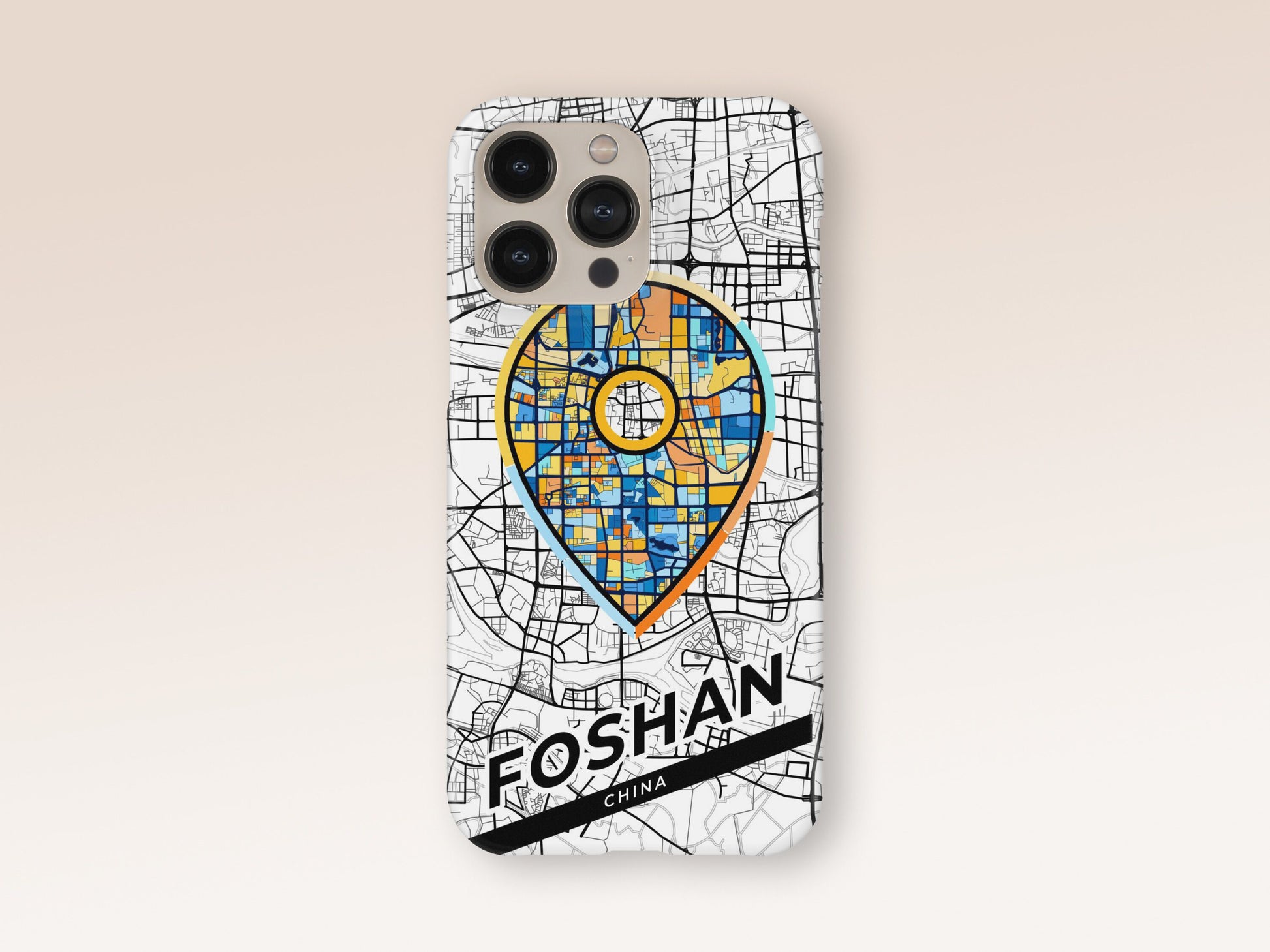 Foshan China slim phone case with colorful icon. Birthday, wedding or housewarming gift. Couple match cases. 1