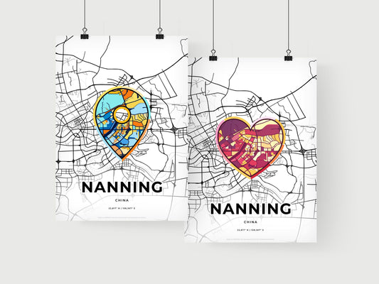 Nanning China art print for couples