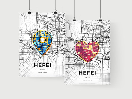 Hefei China art print for couples