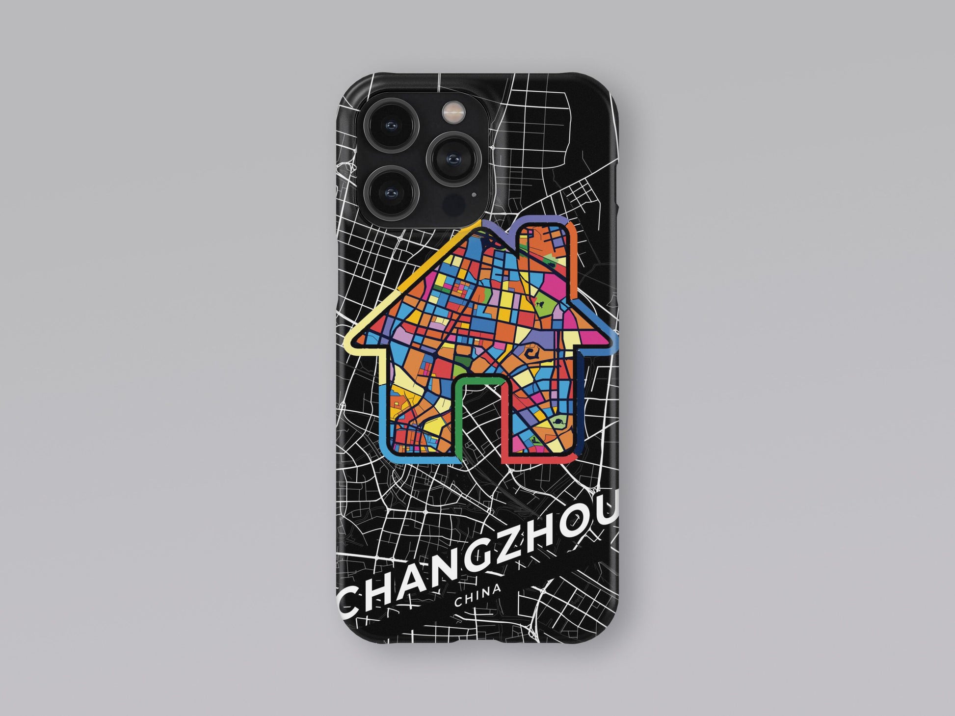 Changzhou China slim phone case with colorful icon. Birthday, wedding or housewarming gift. Couple match cases. 3