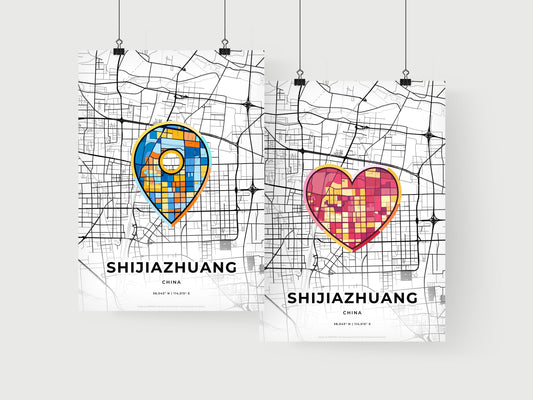 Shijiazhuang China art print for couples