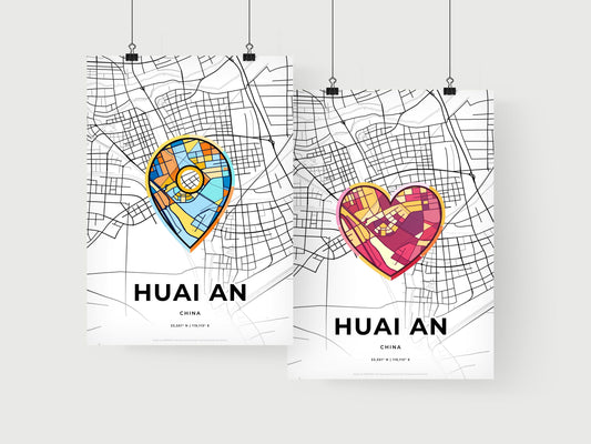 Huai An China art print for couples