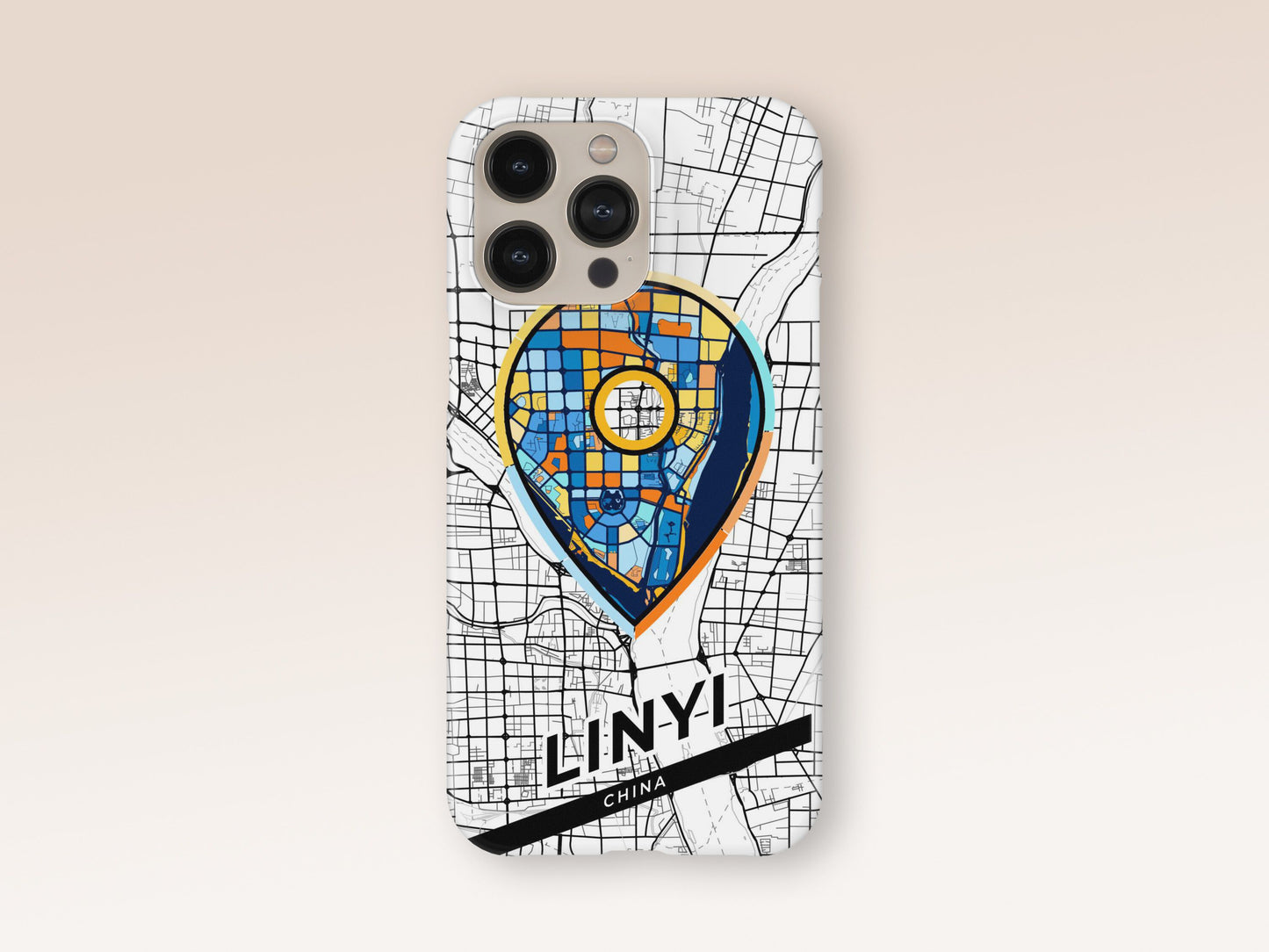 Linyi China slim phone case with colorful icon. Birthday, wedding or housewarming gift. Couple match cases. 1