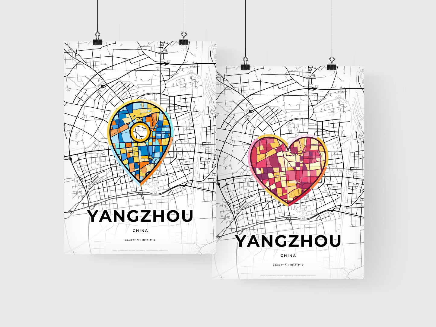 Yangzhou China art print for couples